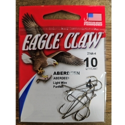 Eagle Claw 214A-4 ABERDEEN LIGHT WIRE PANFISH SIZE 4