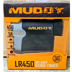 Muddy LR450 HD LASER RANGE FINDER 450 YARD RANGE 5X MAGNIFICATION GLASS OPTICS WATER RESISTANT