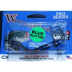 Wobblehead SWPTP-020 SR PRO SERIES TWIN PK BLACK BLUE GLITTER