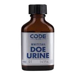 CODE BLUE OA1004 DOE DOE URINE 100% PURE URINE COLLECTED FROM ONE DEER