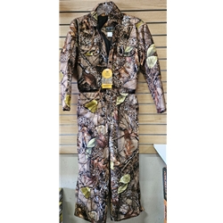 WFS WK570-Y YOUTH INSULATED COVERALLS BURLY CAMO SIZE MEDIUM