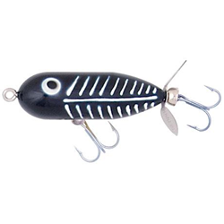 Heddon  X0360XBW BLK BLK SHORE MINNOW