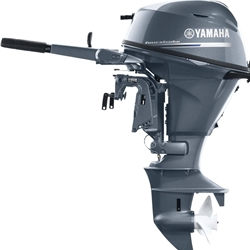 Yamaha F20SWHB 20HP SHORT SHAFT MOTOR INCLUDES STAINLESS STEEL PROP, TILLER HANDLE, ELECTRIC AND MANUEL START, FUEL CONNECTORS. DOES NOT INCLUDE FUEL TANK