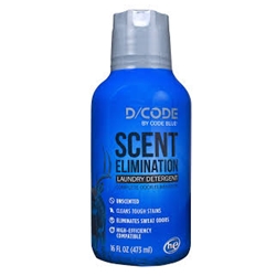 D/CODE OA1345 SCENT ELIMINATION LAUNDRY DETERGENT 16OZ