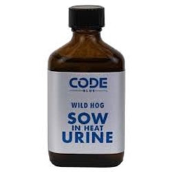 CODE BLUE OA1094 SOW IN HEAT WILD HOG URINE 2 OZ