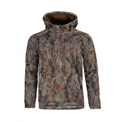 NATURAL GEAR 463S MID-WEIGHT ZIP PULLOVER HOODIE NATURAL CAMO SIZE MEDIUM