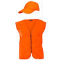 WFS CP-499-M/L SAFETY VEST AND HAT COMBO SIZE MEDIUM/LARGE