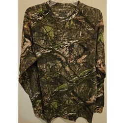 WFS CTSL-Y-600-L MEN'S CAMO MOSSY OAK COUNTRY DNA LONG SLEEVE SHIRT SIZE LARGE