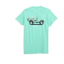 HEYBO HEY1511XXXL 100% PRE-SHRUNK LIGHT BLUE SHORT SLEEVE TEE JEEP SIZE XXX-LARGE