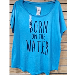 COSTA  03CN BORN ON THE WATER 
BLUE
SIZE X-LARGE