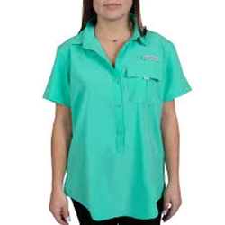 HABIT PCK007-L TRAPPER JUNCTION RIVER SHIRT SPEARMINT SIZE LARGE