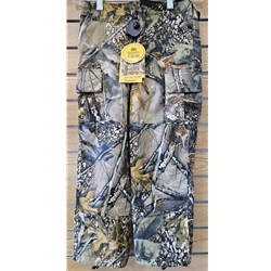 WFS BC454-K-409-L KIDS BURLY CAMO PANT SIZE LARGE