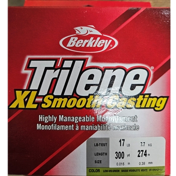 Berkely  XLFS17-22 TRILENE XL SMOOTH CASTING 17LB LOW VIS GREEN