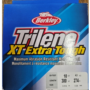 Berkley XTFS10-15 TRILENE XT EXTRA TOUGH 10LB LINE COLOR:CLEAR