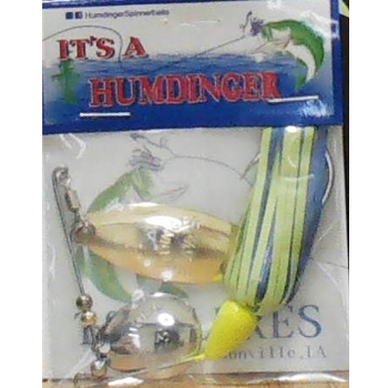 Humdinger   1/4OZ 01-K SILVER COL/GOLD WILLOW DARK BLUE/CHART