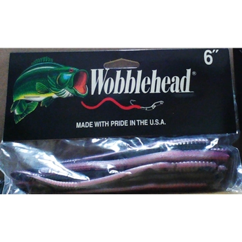 Wobblehead 6WW12-103 6" RED SHAD WORM