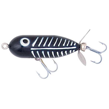 Heddon  X0360XBW BLK BLK SHORE MINNOW