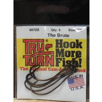 Tru-Turn 007ZS 2/0 BRUTE BASS WORM 2/0