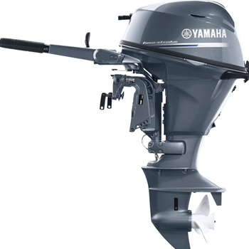 Yamaha F20SWHB 20HP SHORT SHAFT MOTOR INCLUDES STAINLESS STEEL PROP, TILLER HANDLE, ELECTRIC AND MANUEL START, FUEL CONNECTORS. DOES NOT INCLUDE FUEL TANK