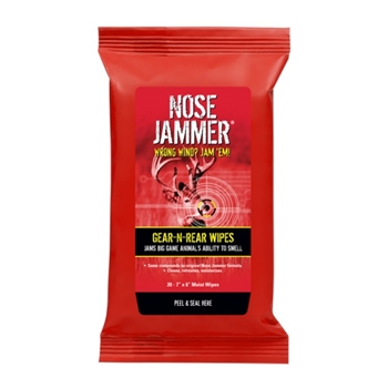 NOSE JAMMER  GEAR-N-REAR WIPES 20-7"*6" WIPES