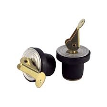 MARPAC 7-0571 5/8" BAITWELL PLUG WITH BRASS HANDLE