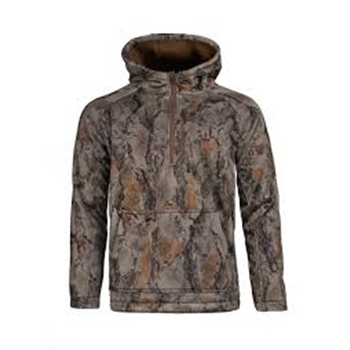 NATURAL GEAR 463S MID-WEIGHT ZIP PULLOVER HOODIE NATURAL CAMO SIZE MEDIUM