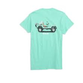 HEYBO HEY1511XXXL 100% PRE-SHRUNK LIGHT BLUE SHORT SLEEVE TEE JEEP SIZE XXX-LARGE